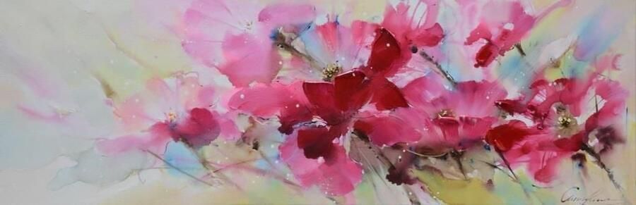 Coppens Olieverfschilderij 150 x 50 cm