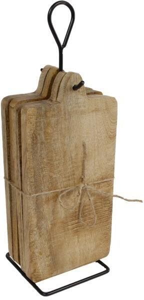 Coppens Onderbord met standaard XL naturel s4 hout 35x12x10cm