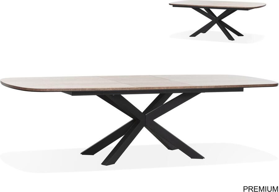 Coppens Premium uitschuiftafel 220 277x100cm lamulux - Foto 1