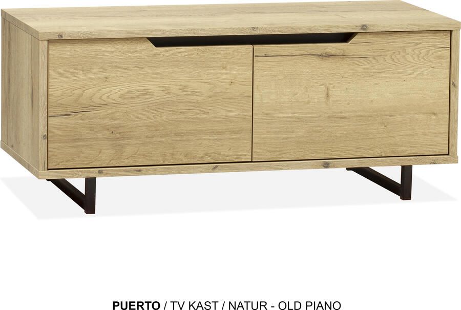 Coppens Puerto tv kast klein 50x122x45cm natur