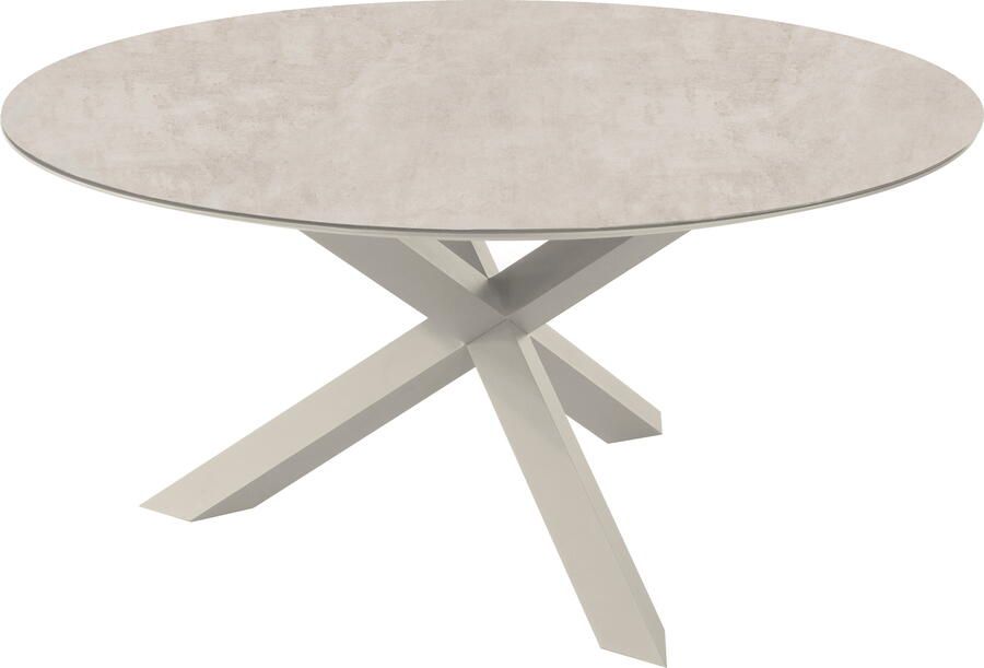 Coppens Rotonda tuintafel 120 cm rond latte light - Foto 1