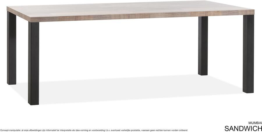 Coppens Sandwich eetkamertafel 190x90 - Foto 1