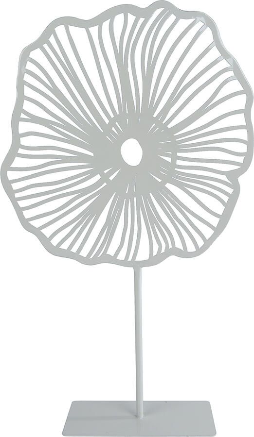 Coppens Sculptuur Aoife L op standaard off-white metaal 25x8x49cm