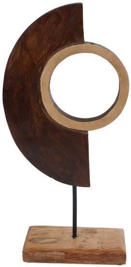 Coppens Sculptuur Art&apos;&apos; S o voet naturel zwart mango