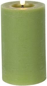 Coppens Stompkaars rustiek 5CM LED rond Lyon M l.groen