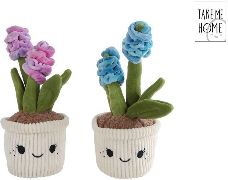 Coppens Take Me Home plant pluche hyacint 2ass 29c m