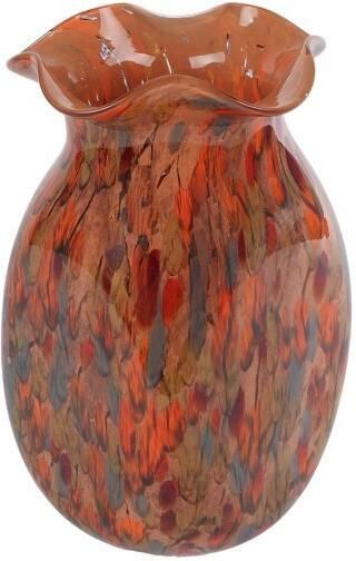 Coppens Vaas Imme S amber multicolor glas
