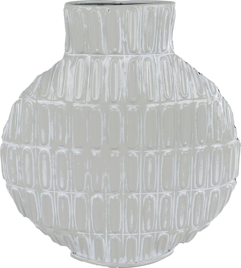 Coppens Vaas Jip L creme metaal