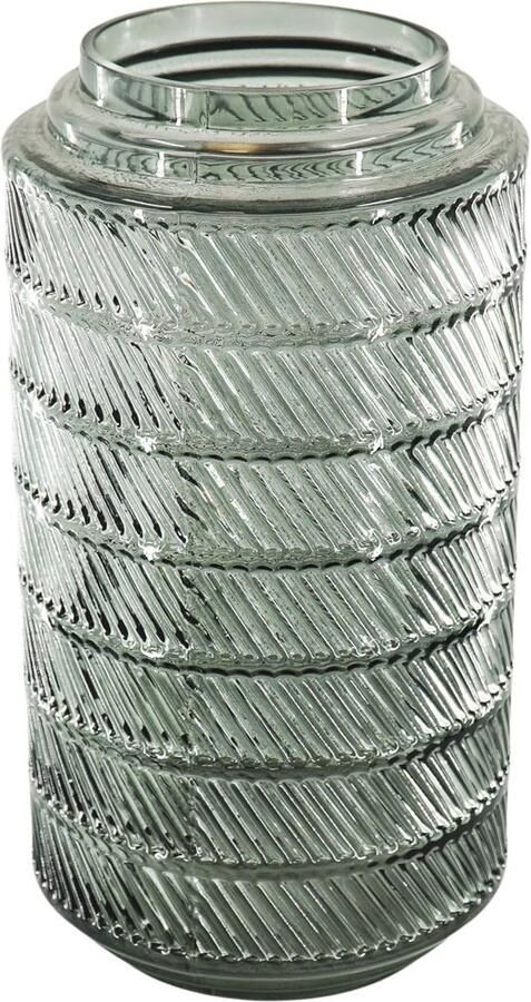 Coppens vaas patroon glas smokey