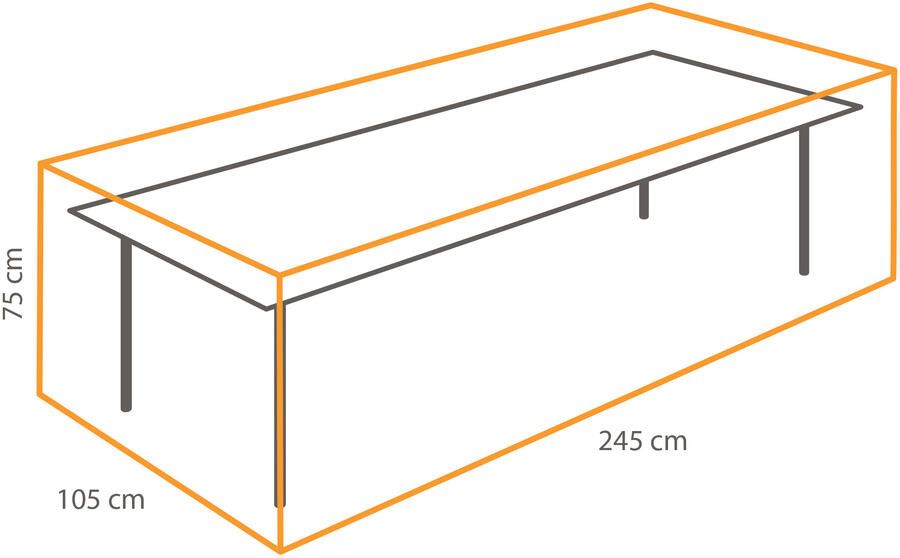 Outdoor Covers Premium hoes tuintafel tot 240 cm Leen Bakker