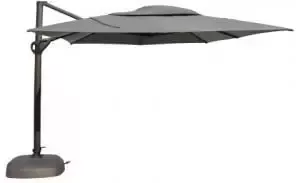 4 Seasons Outdoor 4-Seasons Hacienda Zweefparasol 300x400 Charcoal - Foto 1