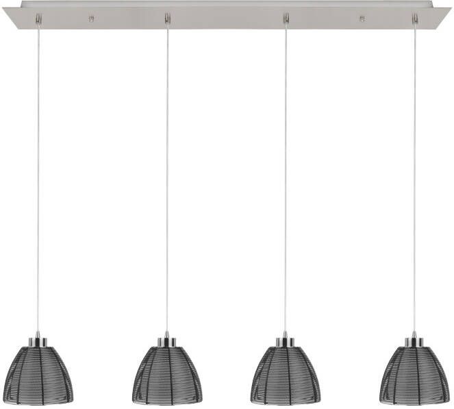 Highlight Hanglamp Whires Small zwart 4 lichts - Foto 1