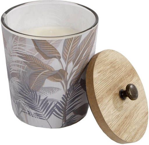 Coppens Kaars tropisch glas houten deksel
