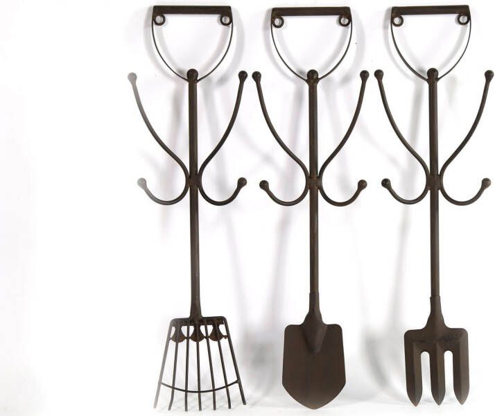 Coppens Kapstok tuingereedschap 15x5x47cm assorti