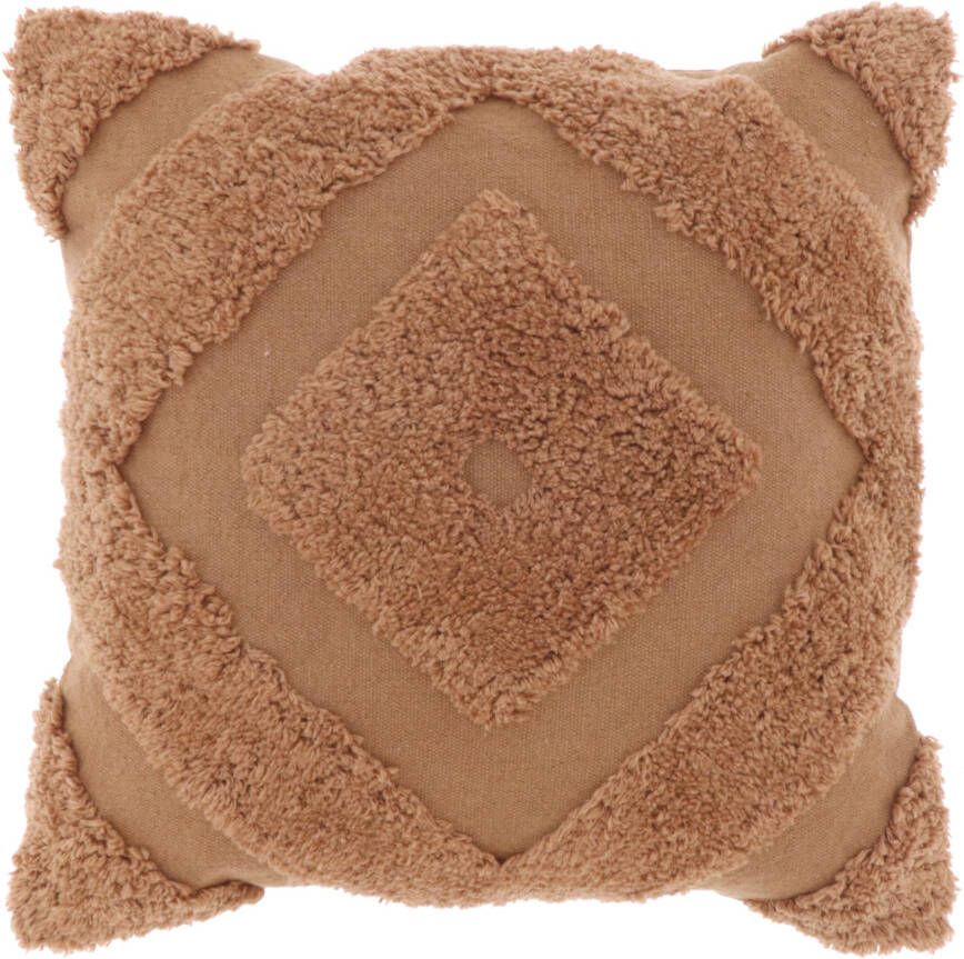 Unique Living Kussen Lark 45x45cm Camel