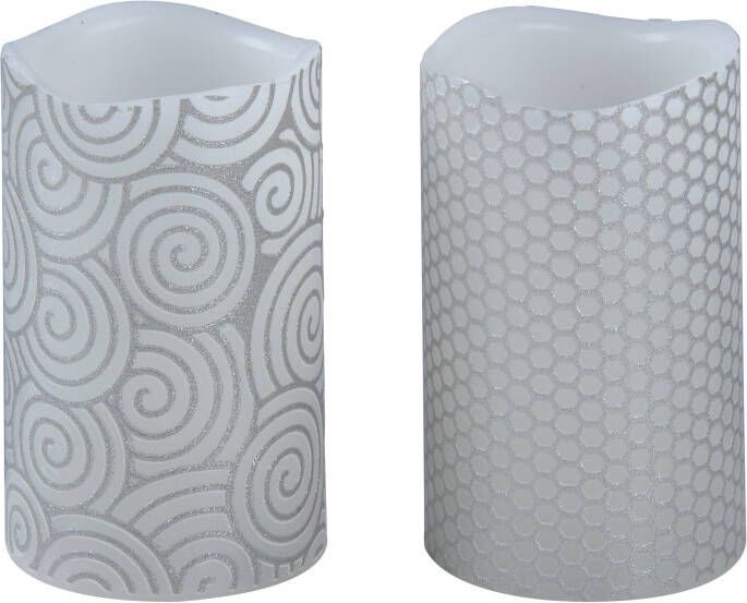 Coppens Led kaars 7 5x12 5cm 2ass