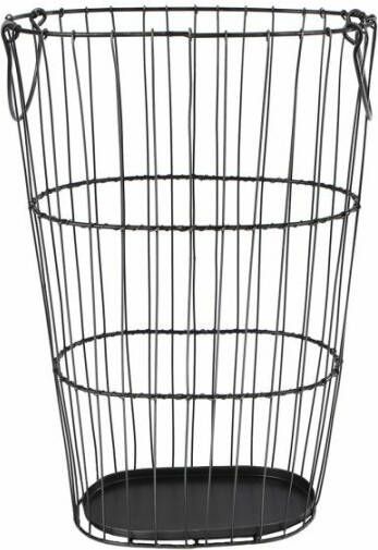 Coppens Mand "Jill" grijs metaal 17x28x43cm