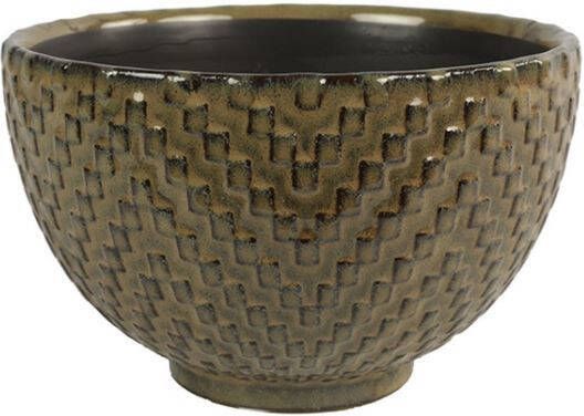 Coppens Schaal ro Areta M grijs L18B18H11CM