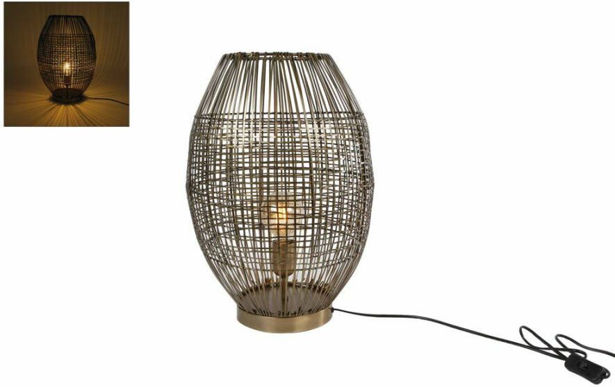 Gifts Amsterdam Tafellamp Lina S 27x38 cm metaal oud messingkleurig