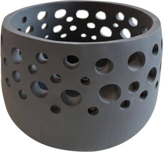 Coppens Theelichthouder Timor L Grijs