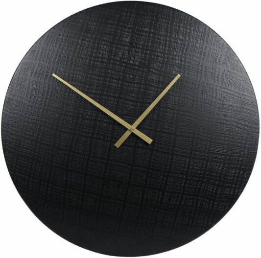 Gifts Amsterdam Wandklok Zurich L 55 cm metaal zwart