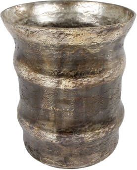 Coppens Windlicht Barrel S messing glas 10x10x12cm