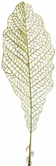 Coppens Zijde leaf spray goud 113cm 94711-8