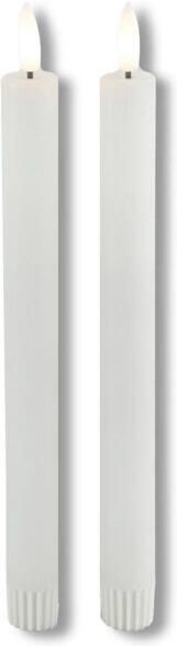 Decostar Countryfield Dinerkaars rustiek 2CM h24cm LED rond Lyon L s2 wit