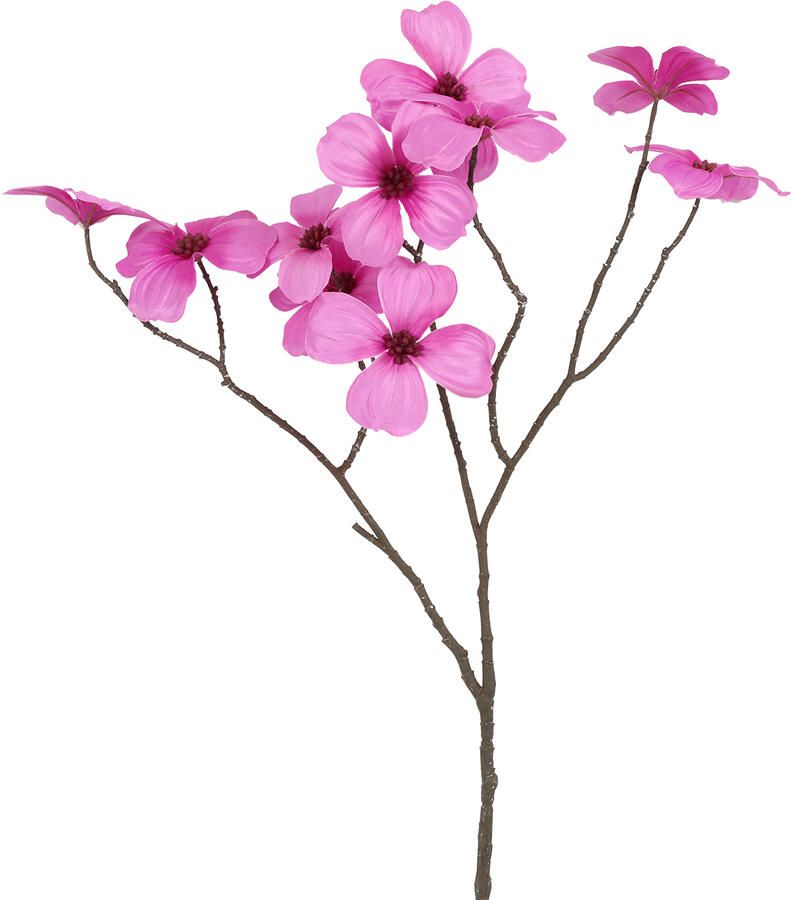 Decostar Countryfield Kunstbloem Beau Cornus paars-L67B26H26CM