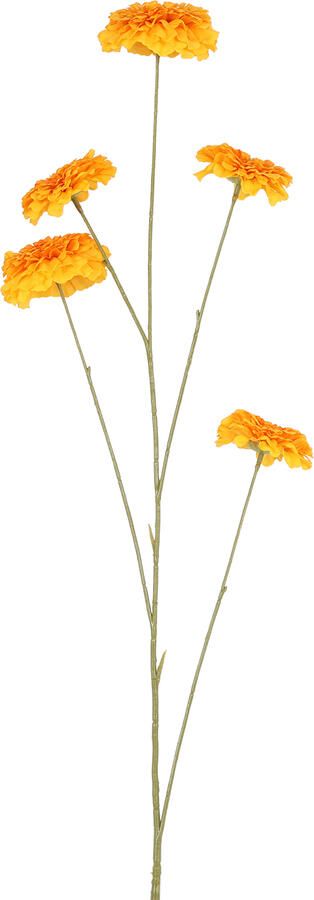 Decostar Countryfield Kunstbloem bloem Zinnia geel