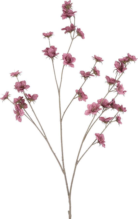 Decostar Countryfield Kunstbloem Zinnia paars-L15B15H108CM