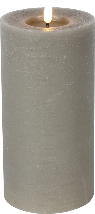 Decostar Countryfield Stompkaars rustiek LED rond Lyon L grijs hoogte 20 x 10 cm - Foto 1