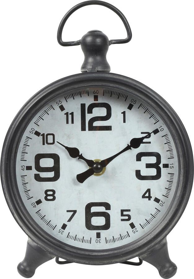 Decostar Countryfield Tafelklok Tailor wit zwart