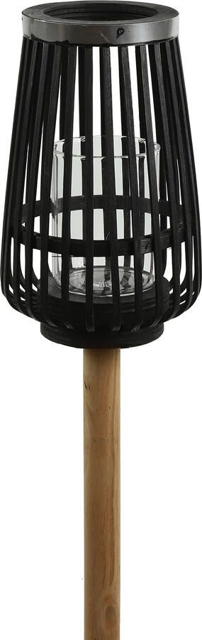 Decostar Countryfield Tuinsteker theelichth ro Mirabel zwart