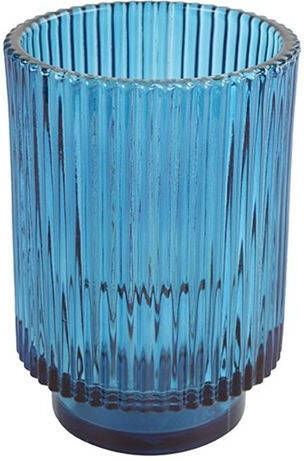 Decostar Countryfield Theelichth rond Valery l.cyaan