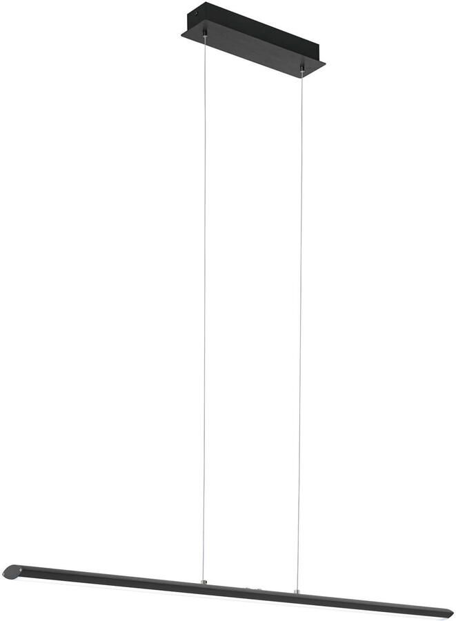 EGLO Pellaro hanglamp LED 110 cm zwart touch dimmer