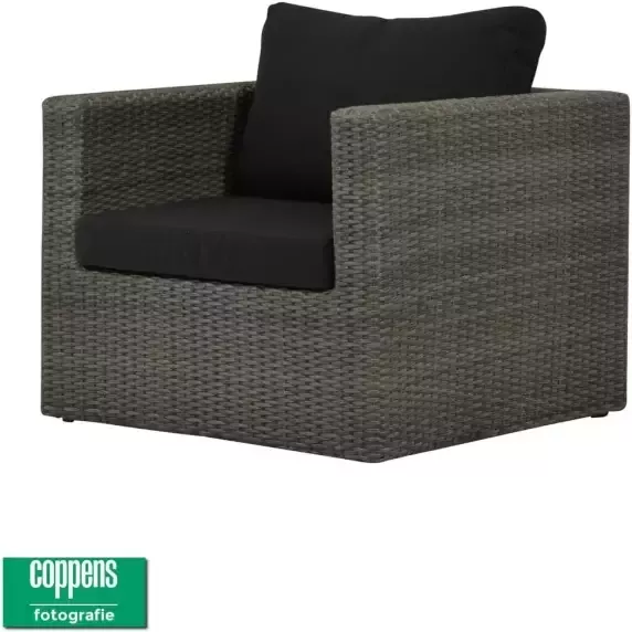 Exclusief Colorado lounge stoel basalt Grijs