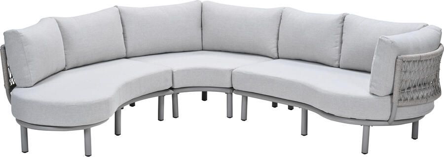 Garden Impressions Matera lounge diningset taupe met sand