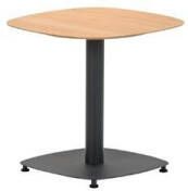 Garden Impressions Leon bijzettafel aluminium carbon black -light teak look-50x50 cm - Foto 2