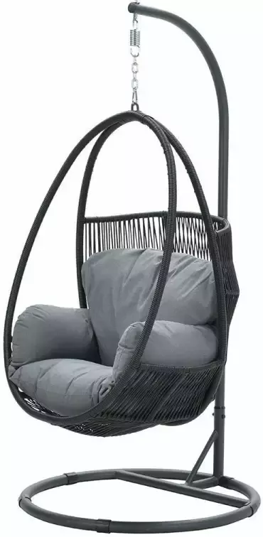 Garden Impressions Panama swing hangstoel rope zwart - Foto 2