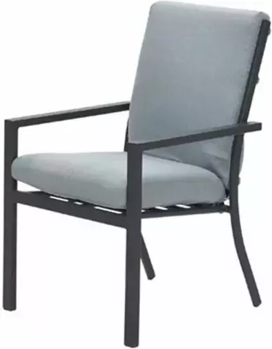 Garden Impressions Sergio dining tuinstoel carbon black mint grey