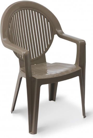 Grosfillex Fidji stapelbare tuinstoel Grossfillex Taupe