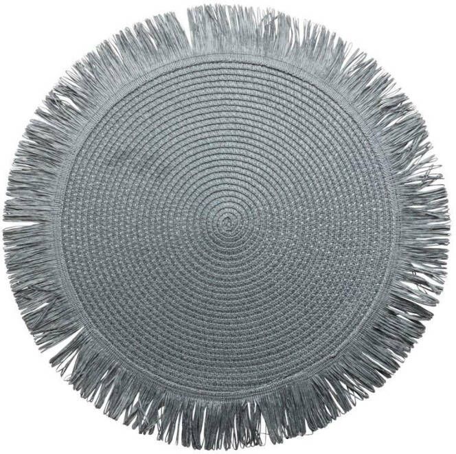 Gusta. Gusta placemats 38 cm donkergrijs Set 2 stuks