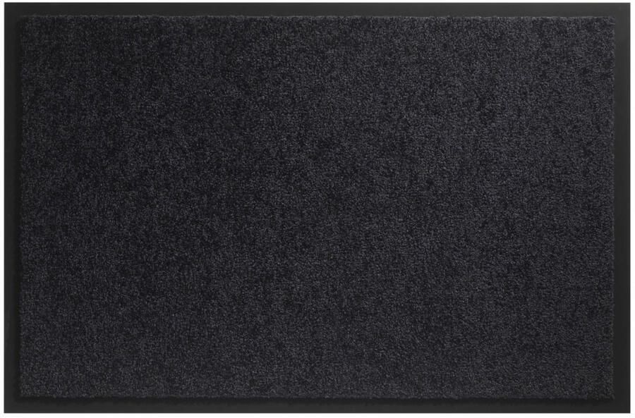 Hamat schoonloopmat Twister black 60x80