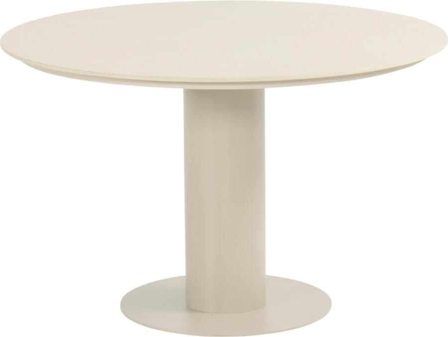 Hartman Girona tuintafel 120 cm rond kolom sand