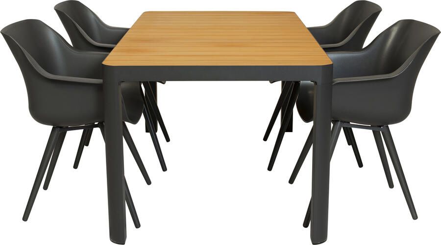 Hartman Qopps Mikos tuintafel met 4 Sophie studio xerix tuinstoelen