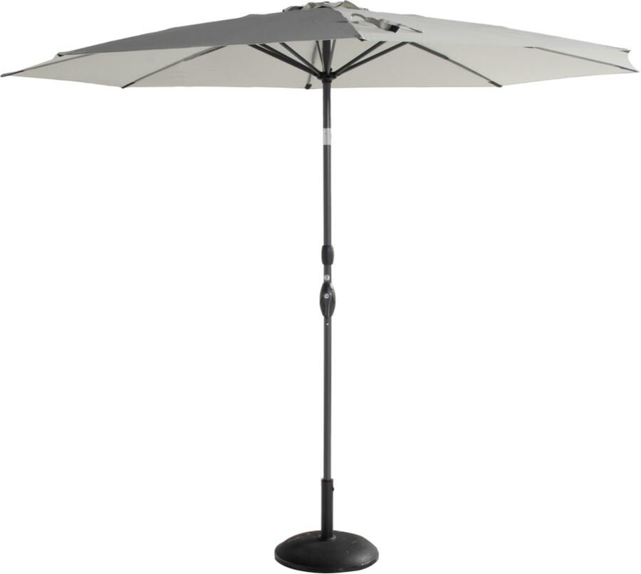 Hartman Sunline parasol 300 cm licht grijs