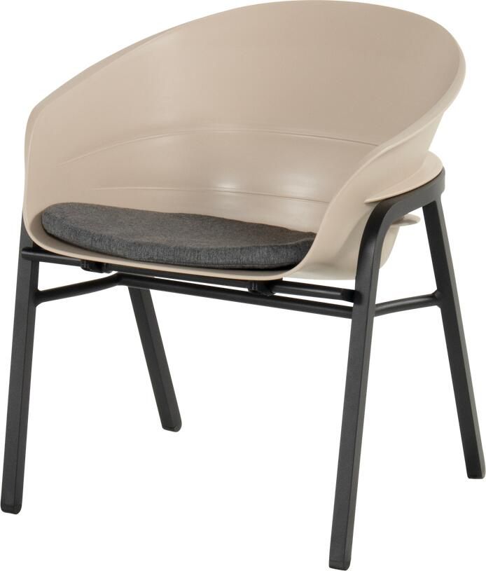 Hartman tuinstoel Tubb taupe (Set van 2)