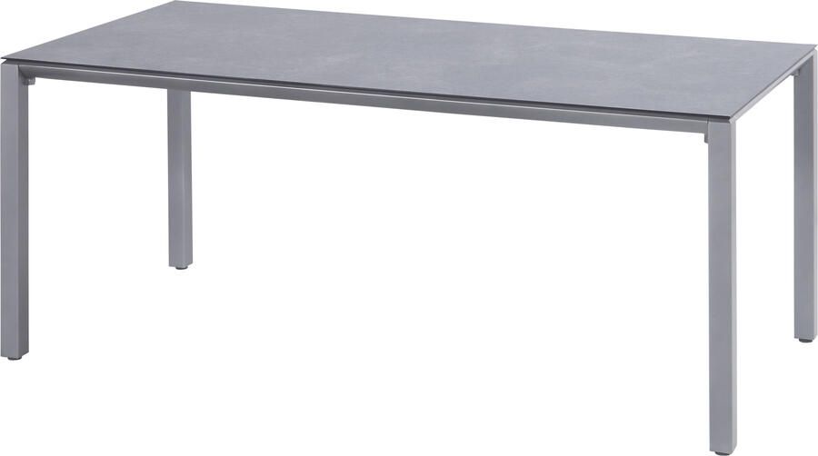 Hartman Victorio tuintafel 180 x 90 HPL blad seal grey - Foto 1