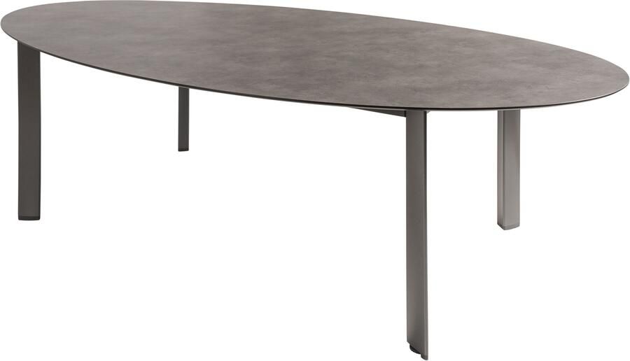 Kettler Edge HPL antraciet ovaal 240 x 132 cm - Foto 1